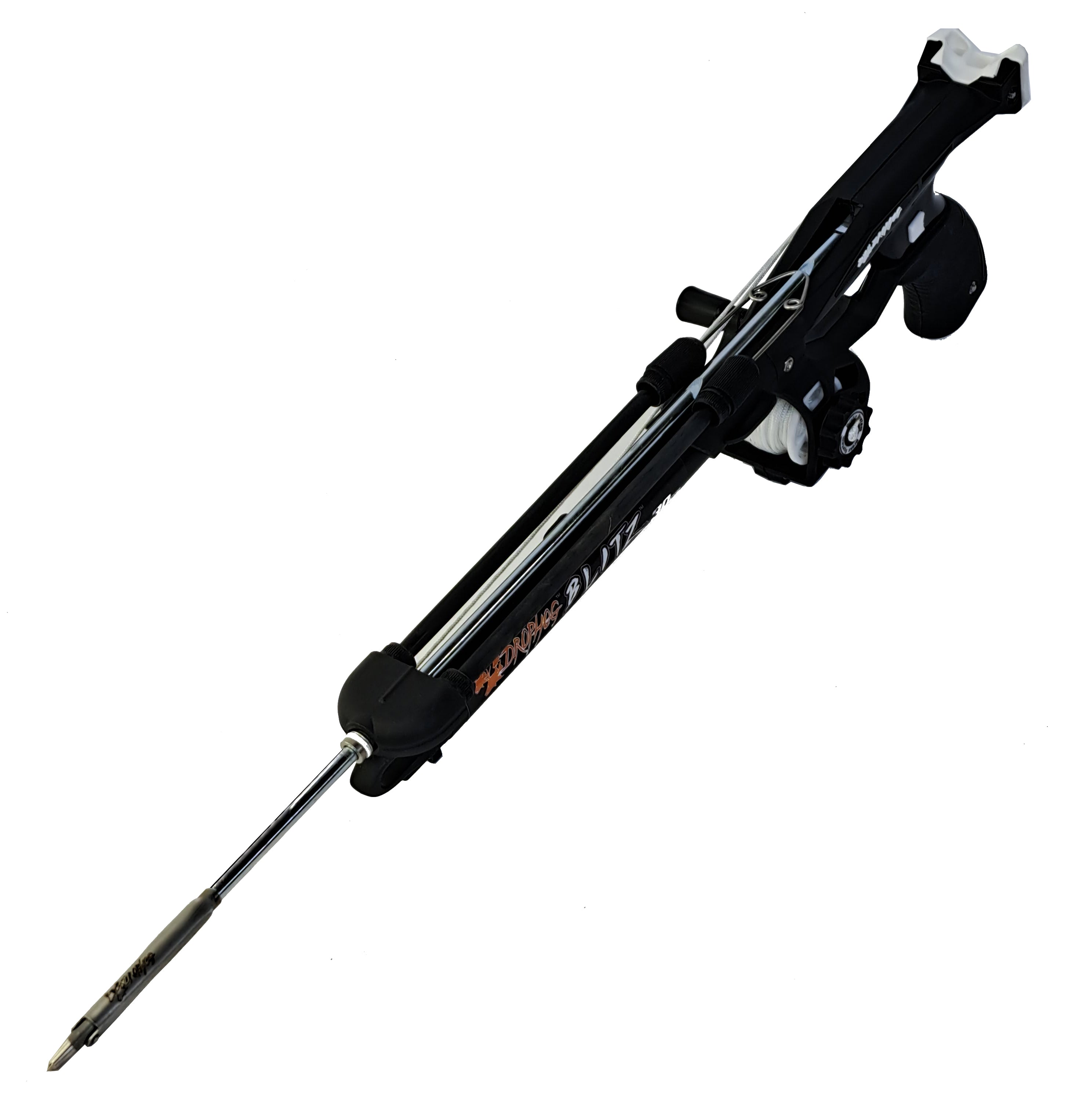 Drophog Blitz 30cm Class Speargun Total Package: Reel, Line, Bungee, Shaft & Tip