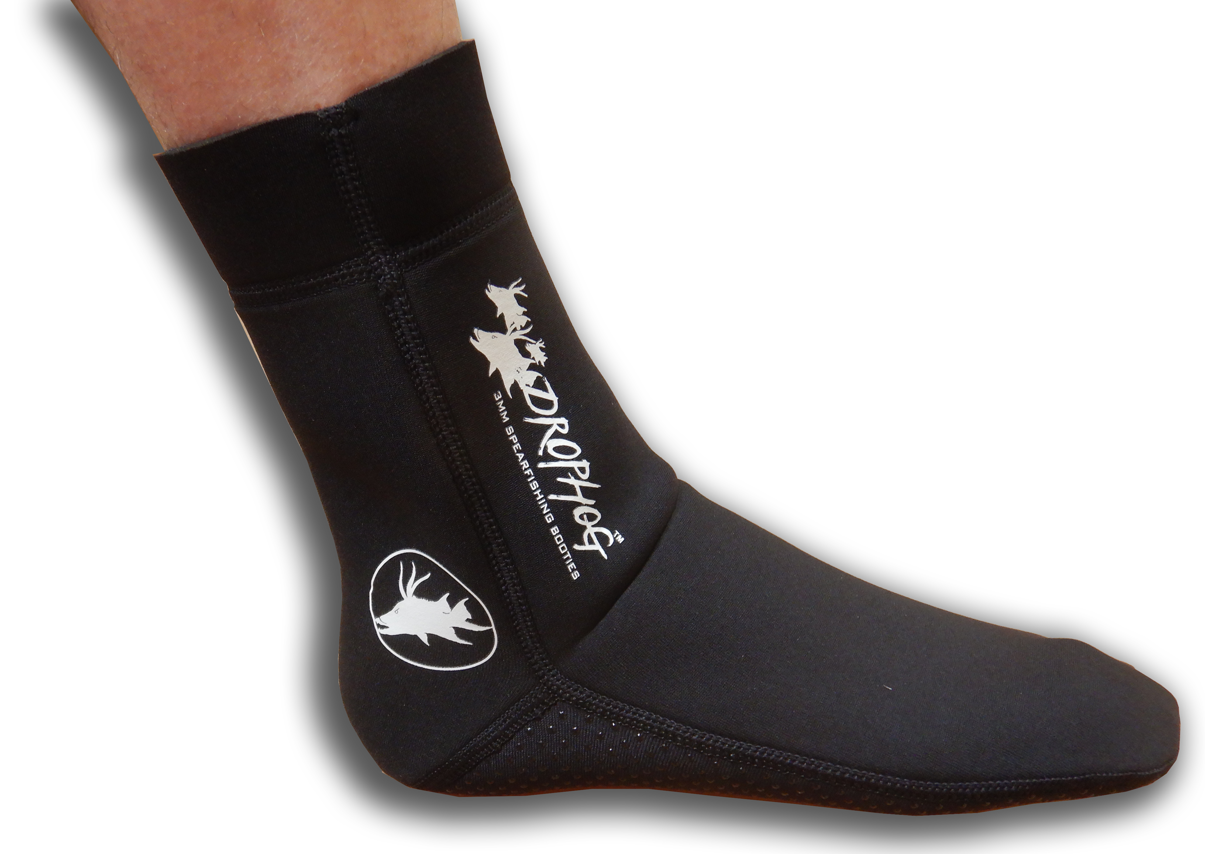 Drophog 3mm Neoprene Freediving, Spearfishing, Scuba, Watersports, Socks/Booties