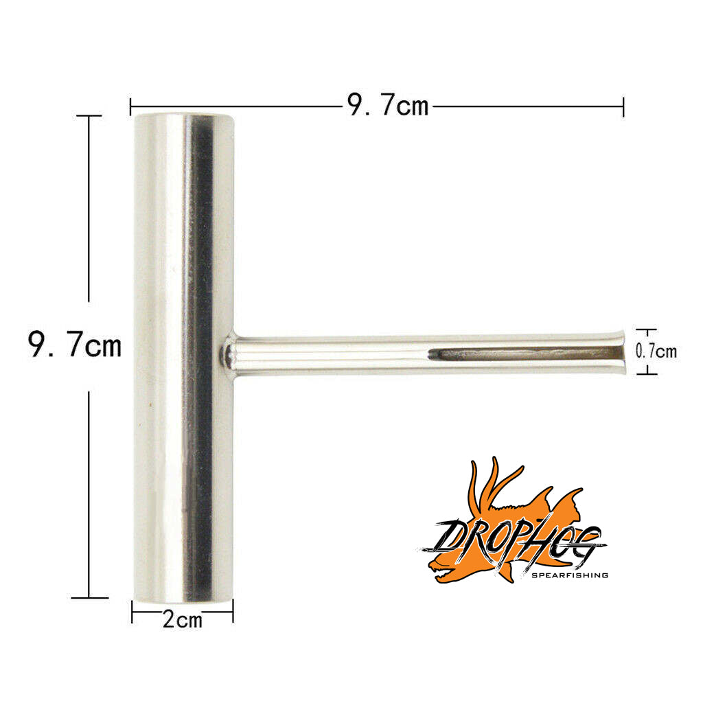 T-Bar Spearfishing Speargun Wishbone Insertion Tool - 304 Stainless Steel